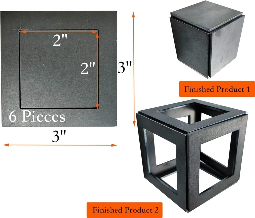 Welding Coupons, 12 PCS Premium Welding Practice Kit, 11 Gauge 32 Inch Square Steel Welding Plate For novice at welding. A36 Steel Plate Welding Practice Kit.