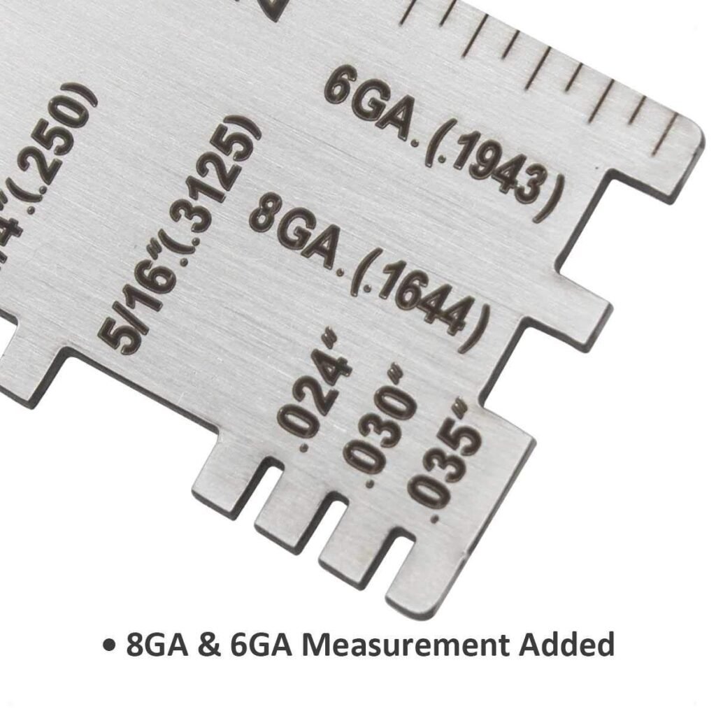 Wire/Metal Sheet Thickness Gauge 229895 Welding Gage Plated Size Inspection Tool [NOT Cheap Stamping Version]