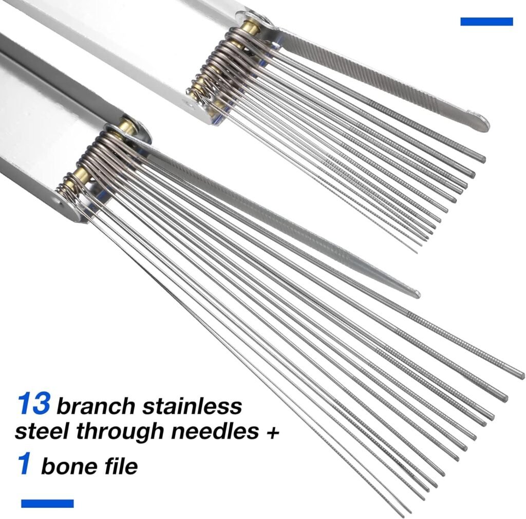 Cleaner Set for Carbon Kit Welding Tip Cleaners for Cutting Torches Nozzles Tips Gas Orifices Sprinklers and Shower Heads, 13 Wire Set (4 Pieces)